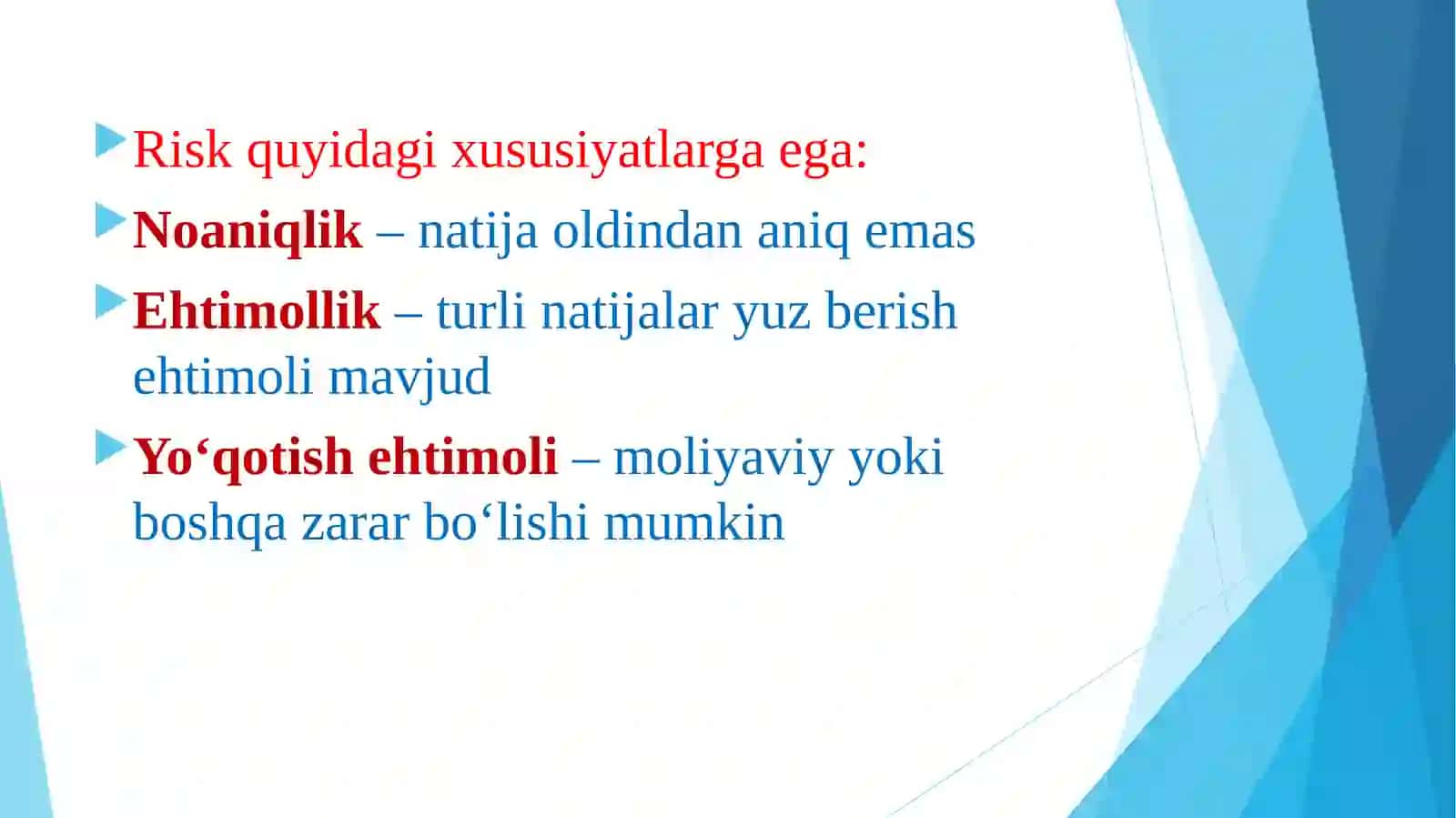 KORPORATIV RISKLARNI BOSHQARISH 4