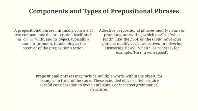 Prepositional Phrases 4
