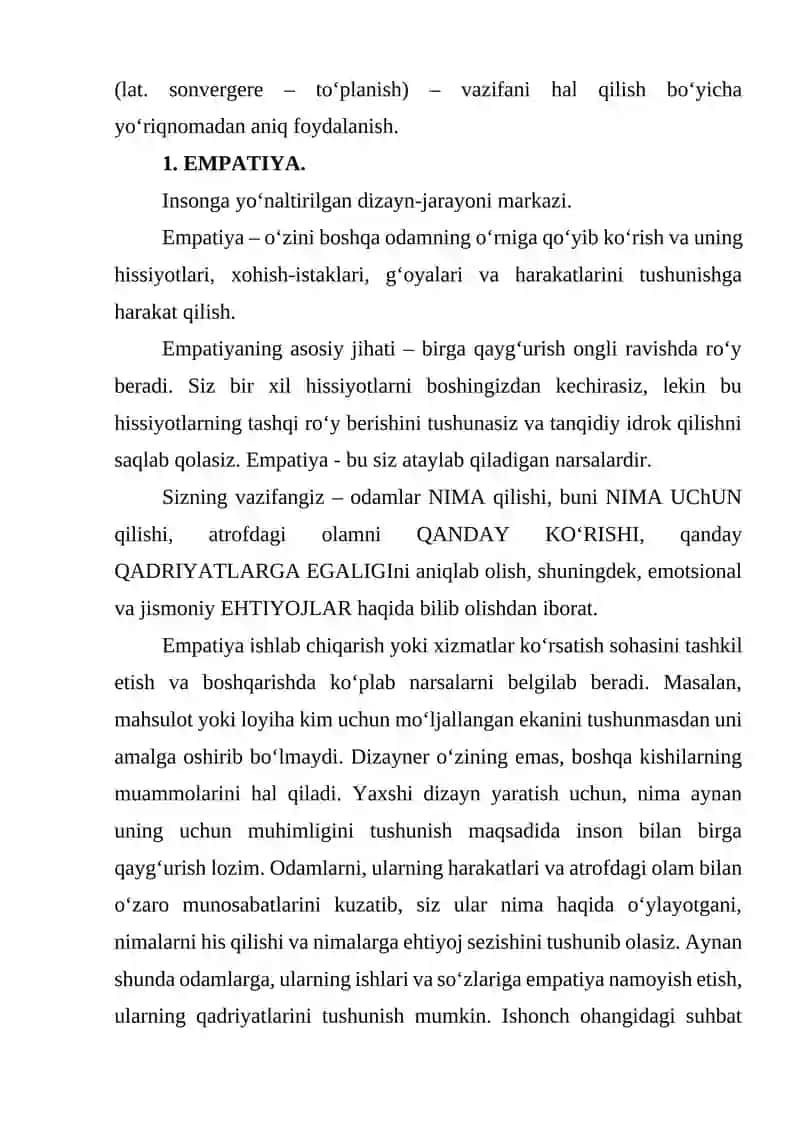 Fikrlash dizayni (“Design thinking”) 4