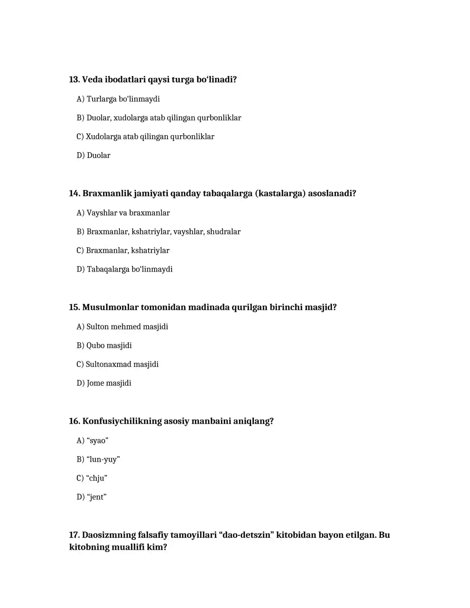 Dinshunoslik 4