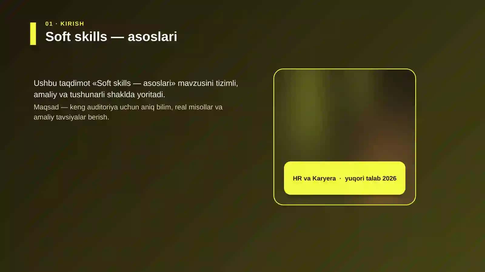 Soft skills — asoslari 4