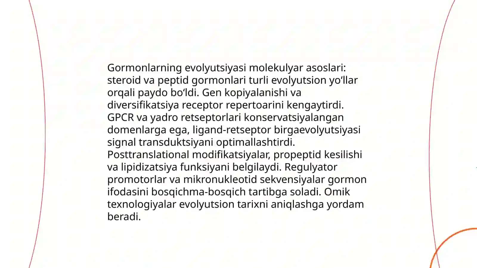 Endokrin tizimi filogenezi va buzilishlari 4