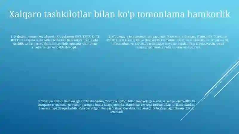 Xalqaro Iqtisodiy Hamkorlik Holati 4