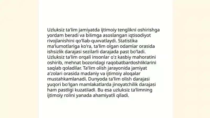 Uzliksiz ta'lim tendensiyalari va zamonaviy yondashuvlar fanidan taqdimoti 4