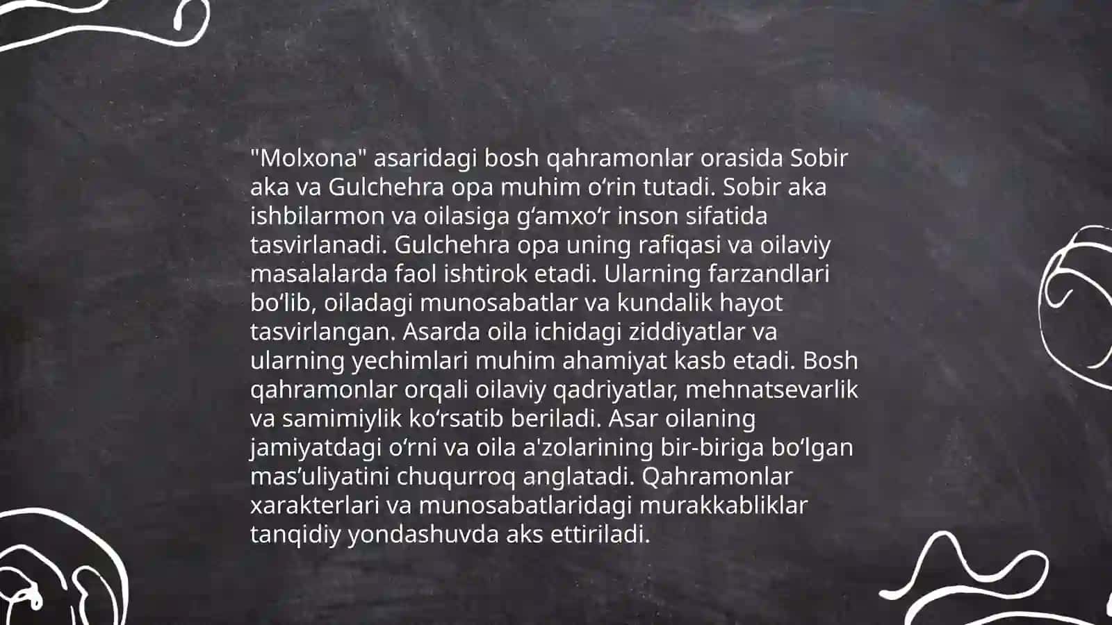J.Oruelning "Molxona" asari tahlili 4
