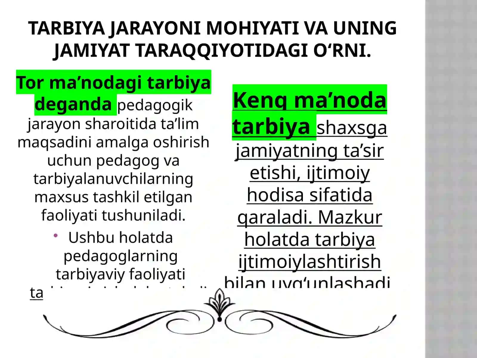 PEDAGOGIK FAOLIYATDA TARBIYA TURLARI VA USULLARIDAN FOYDALANISH 4