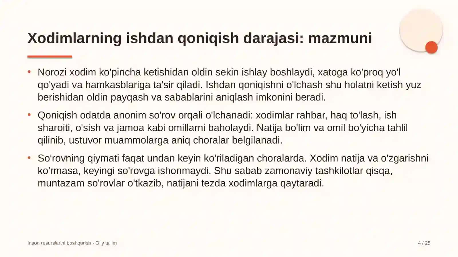 Charm-poyabzal sanoatida xodimlarning ishdan qoniqish darajasi 4