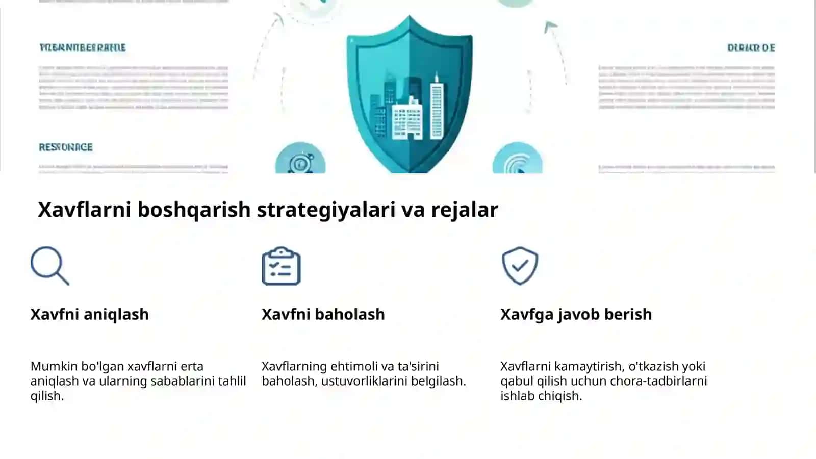 Hayot faoliyati xavfsizligi: tahlil va tahdidlar 4