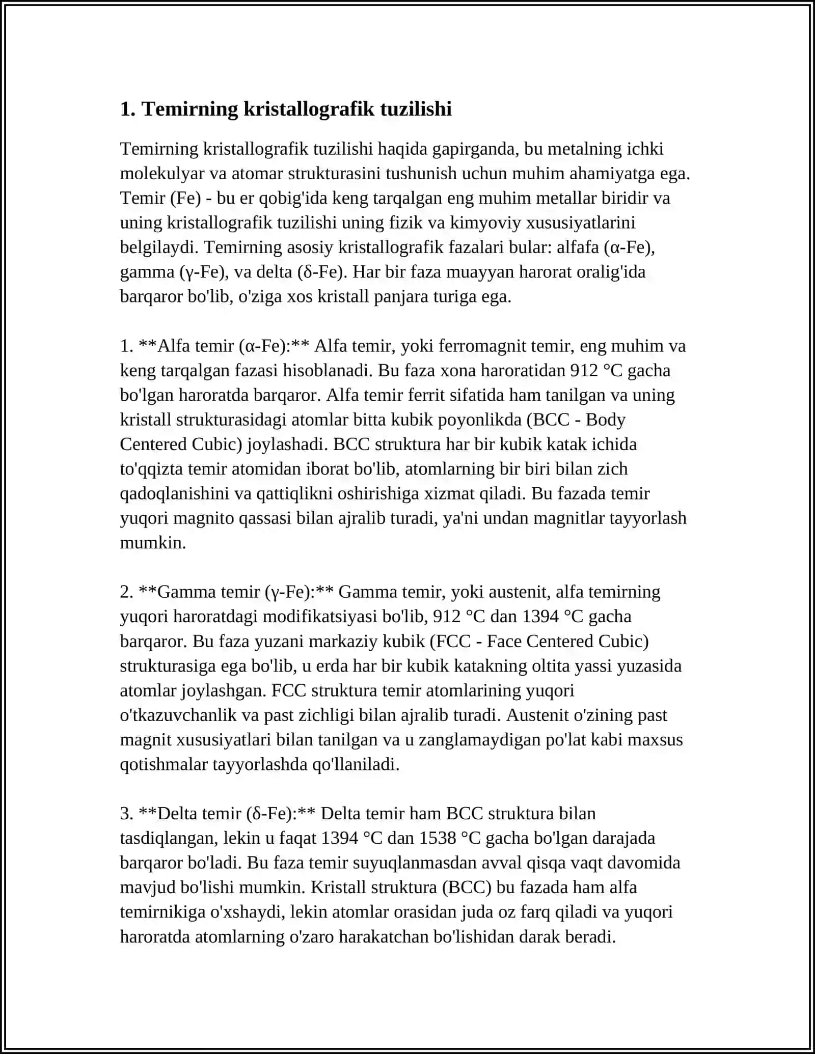 TEMIR - UGLEROD QOTISHMALARINING HOLAT DIAGRAMMASI 4