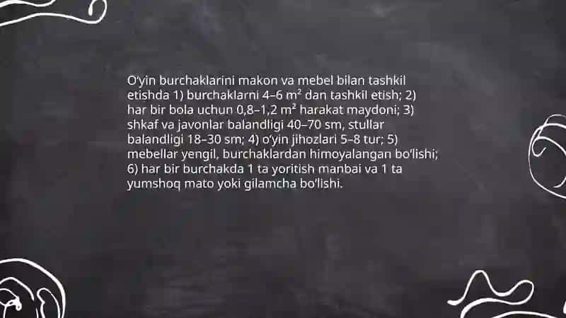 O‘yin burchaklarini pedagogik tamoyillari 4