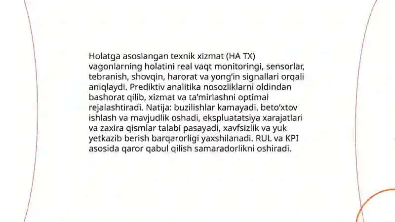 Vagonlarga texnik xizmat va taʼmir berish 4