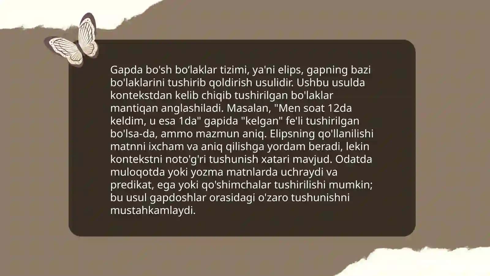 Gapning bosh boʻlaklari haqidagi sintaktik nazariya 4