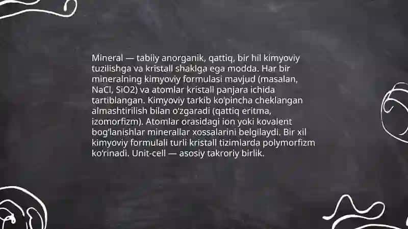 2 Minerallarning ta’rifi 4