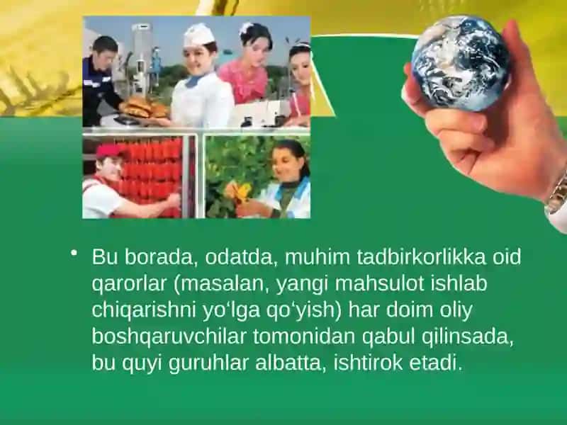 O‘zbekistonda kichik biznes va xususiy tadbirkorlik faoliyatining davlat tomonidan tartibga solinishi.. 4