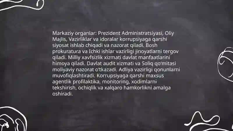 Oʻzbekiston karubsayga qarshi kurashidda 4