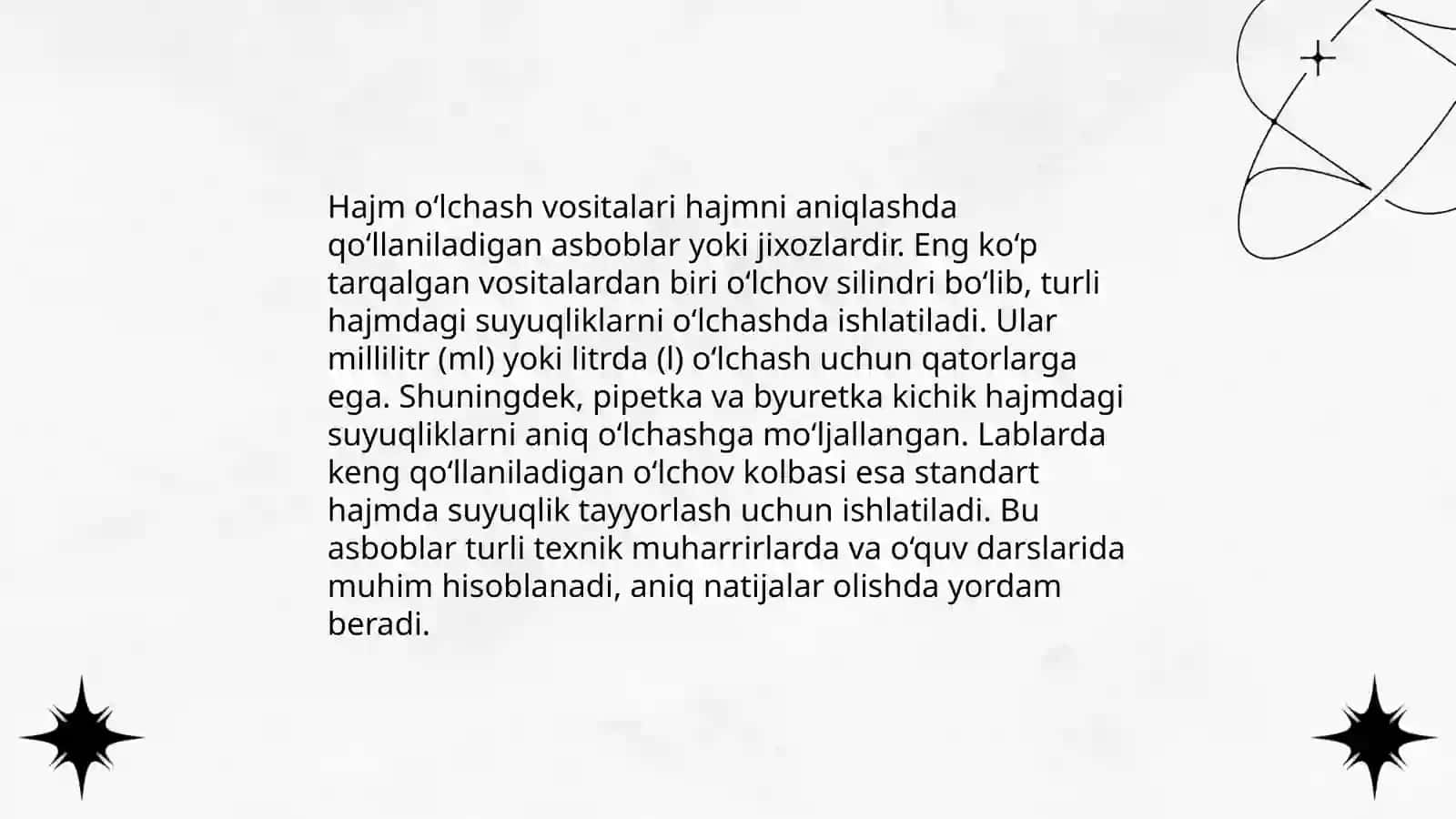 Uzunlik oʻlchash vositalari 4