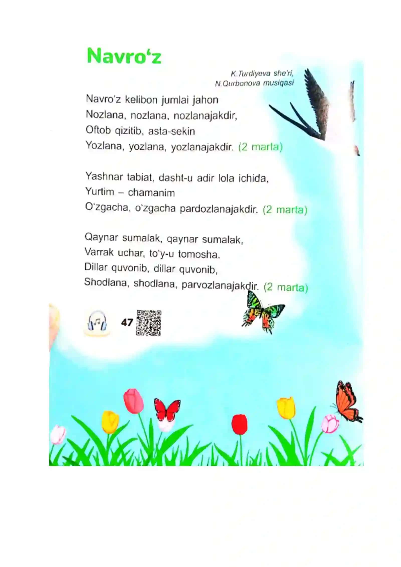 Ochiq dars ishlanmasi "Navro'z" 4