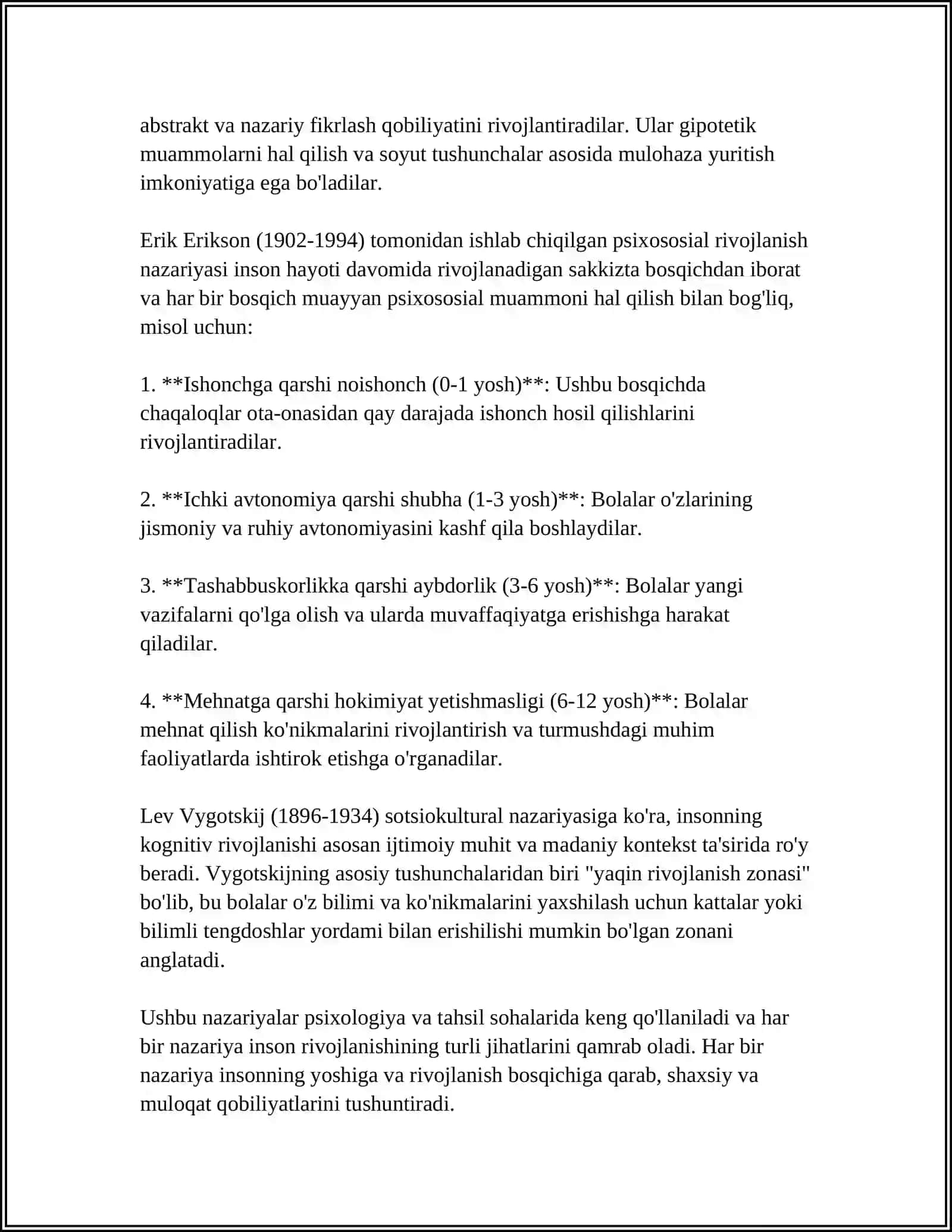 PSIXIK RIVOJLANISH HAQIDA TUSHUNCHA 4