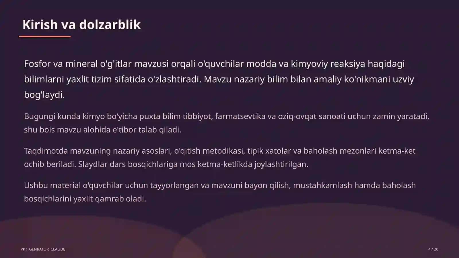 Fosfor va mineral o'g'itlar (9-sinf) 4