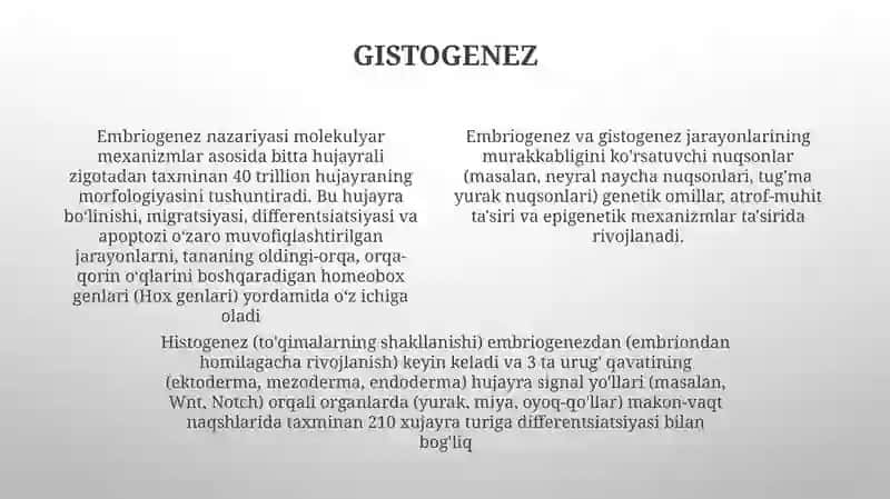 Filembriogenez nazariyasi 4