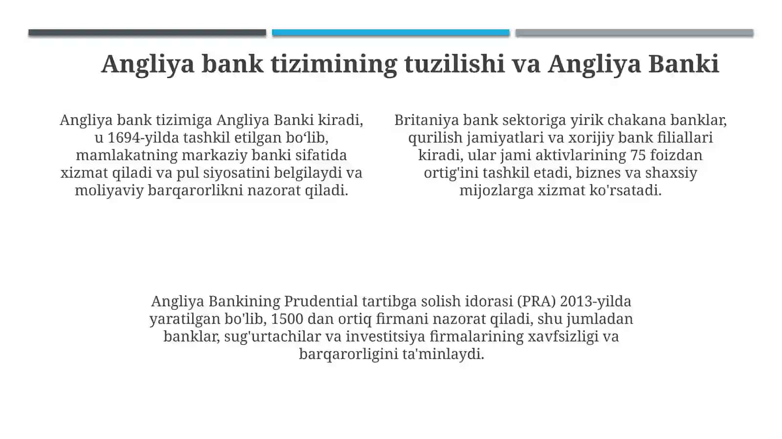 Angliya bank tizimi va pul siyosati 4
