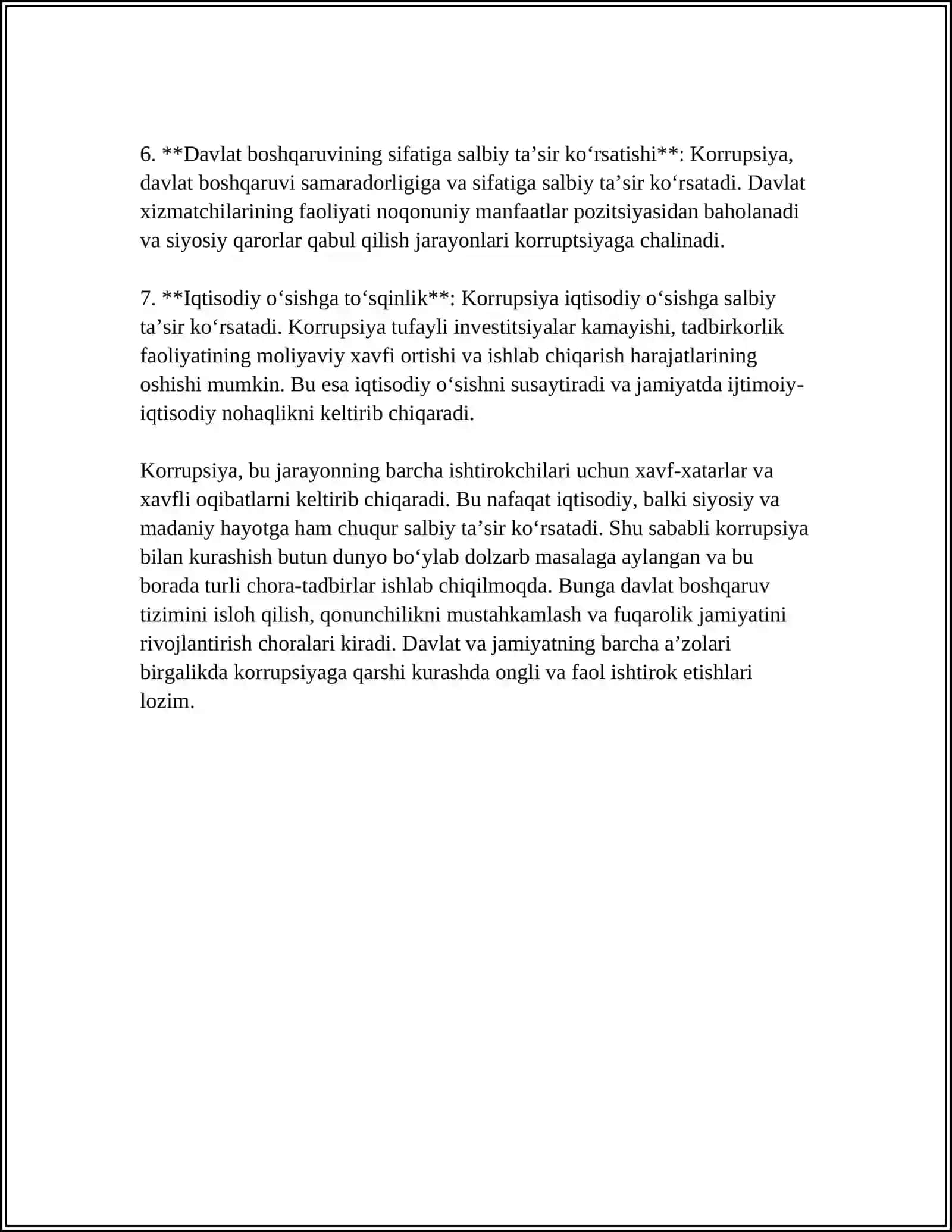 Korrupsiya Tushunchasi va Uning Oqibatlari 4