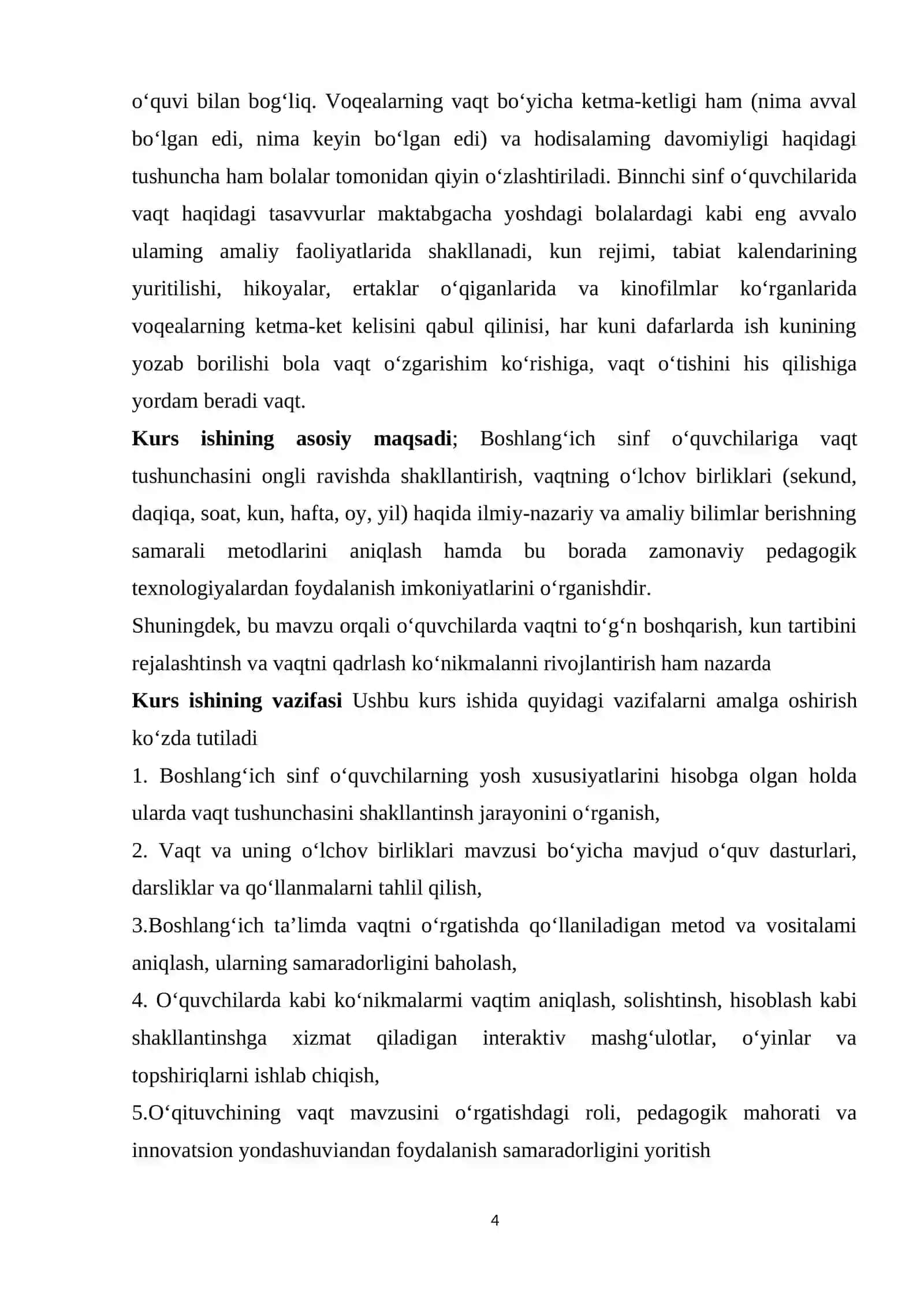 Boshlang‘ich sinflarda vaqt o‘lchov birliklarini o‘rgatish metodikasi 4