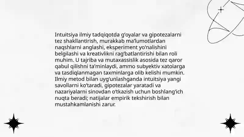 Intuitiv bilim 4