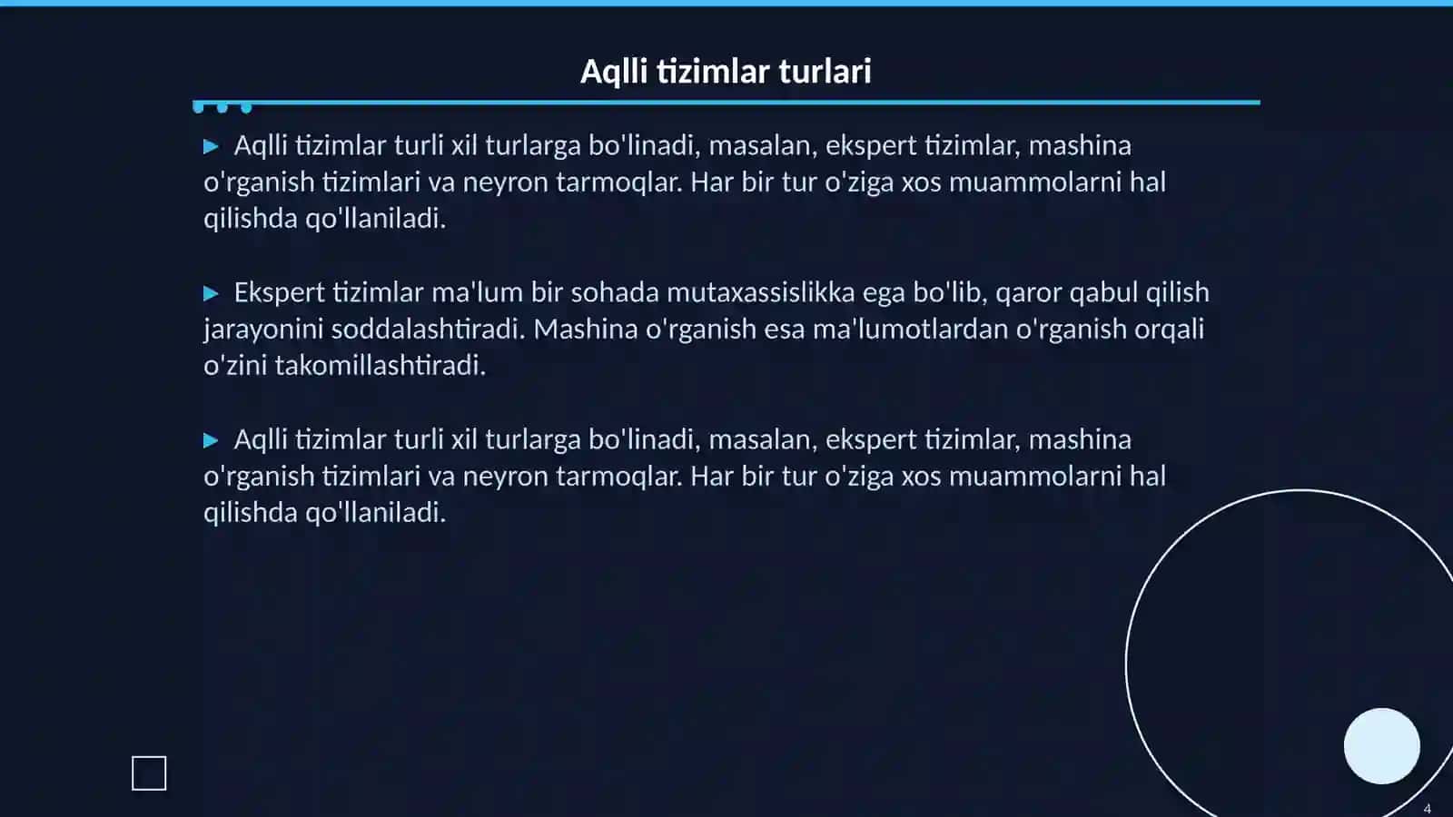Aqlli tizimlar va ularning turlari 4