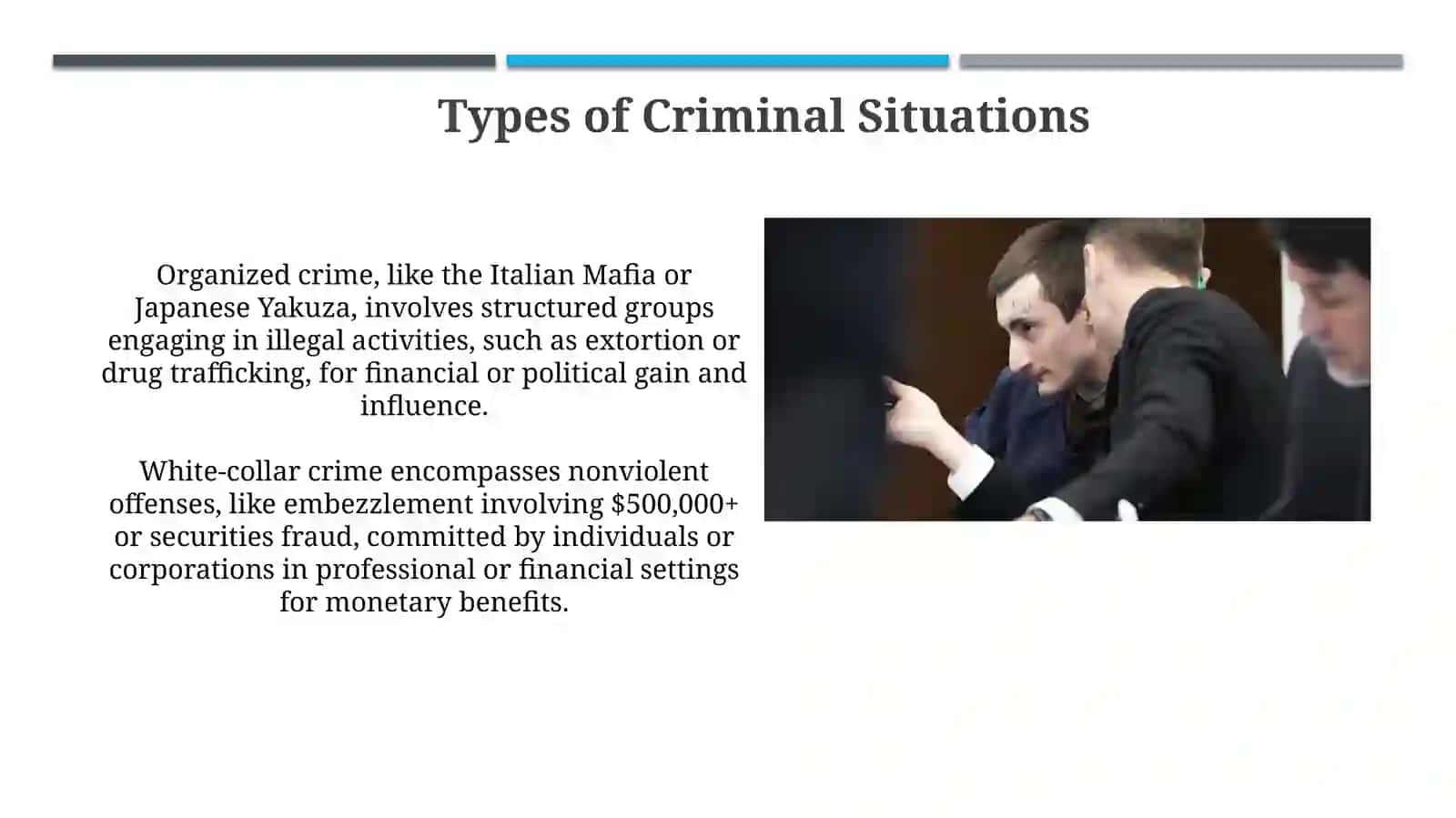 Understanding Criminal Situations 4