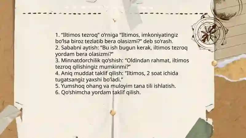 Iltimos Tezroq 4