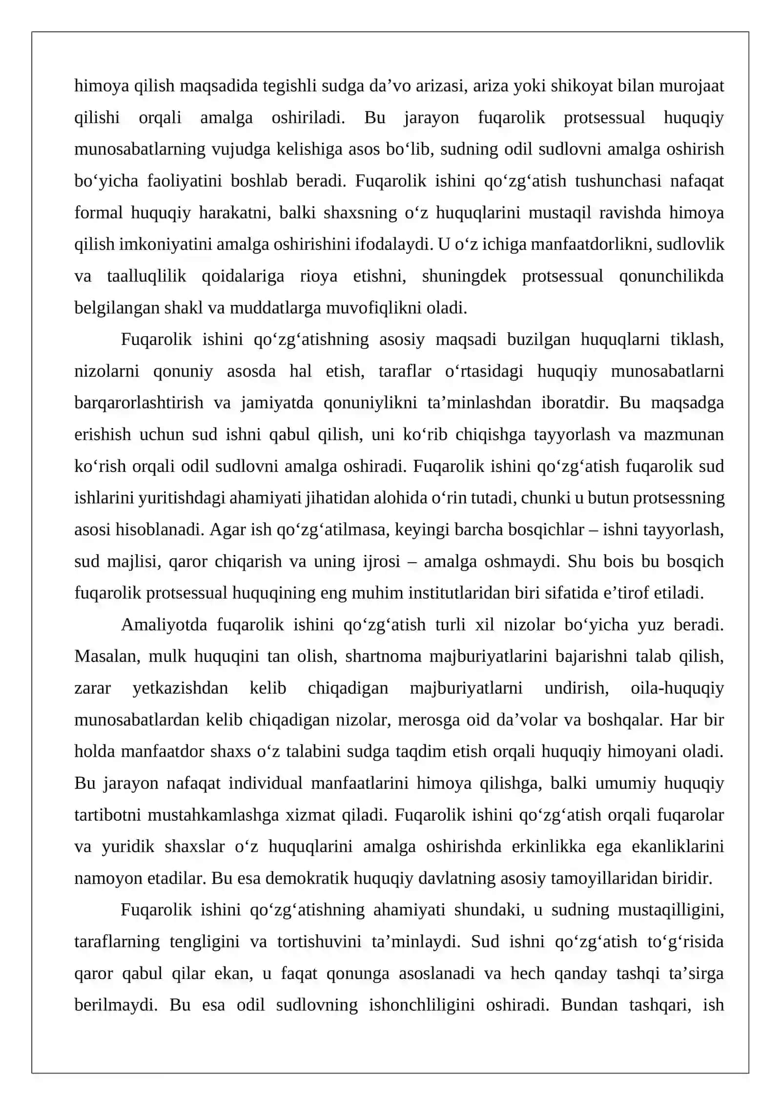 Fuqarolik ishini qo‘zg‘atish tartibi 4