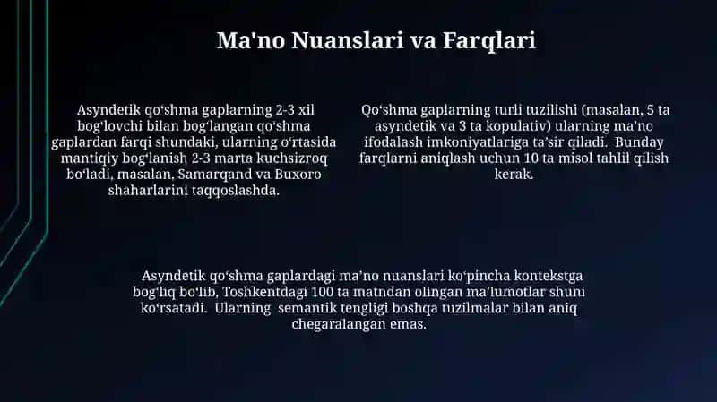 Semantik Tenglikning Mezonlari 4