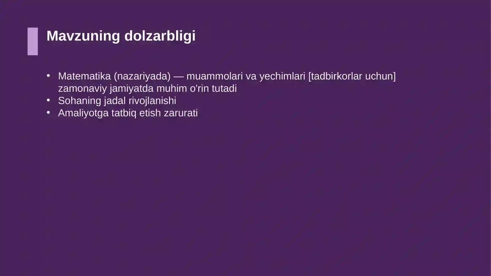 Matematika (nazariyada) — muammolari va yechimlari [tadbirkorlar uchun] 4