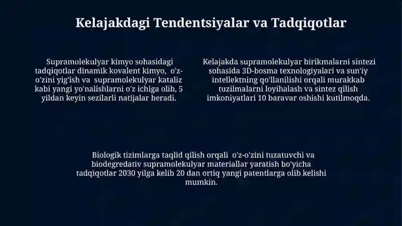 Supramolekulyar birikmalar sintezi 4