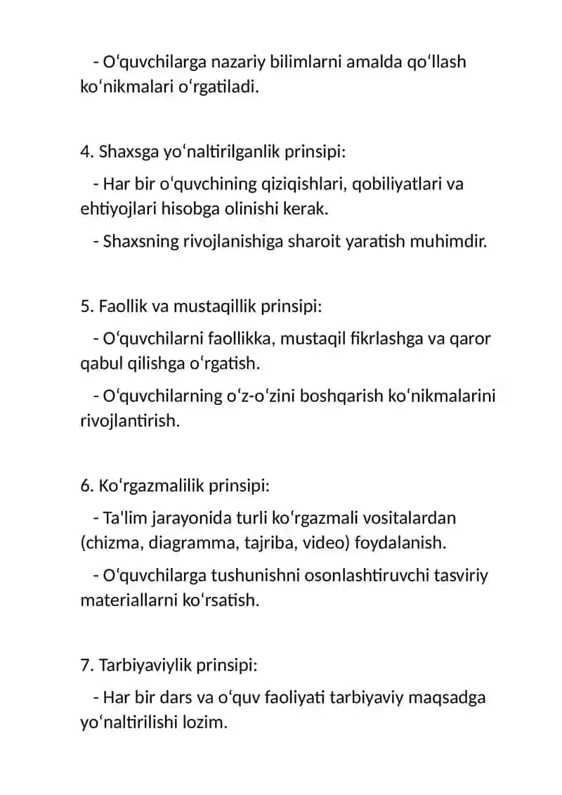 pedagogika javoblar 4