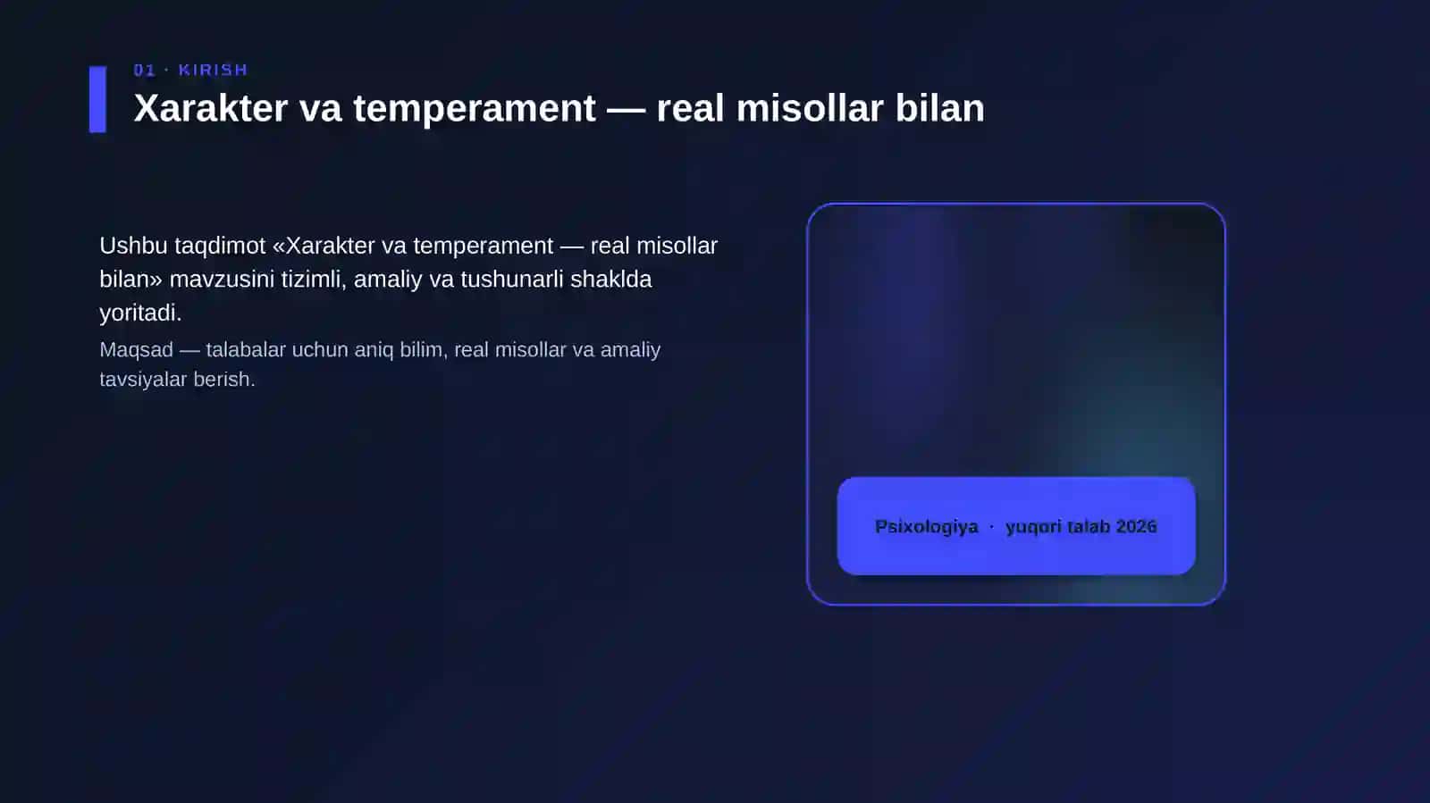 Xarakter va temperament — real misollar bilan 4