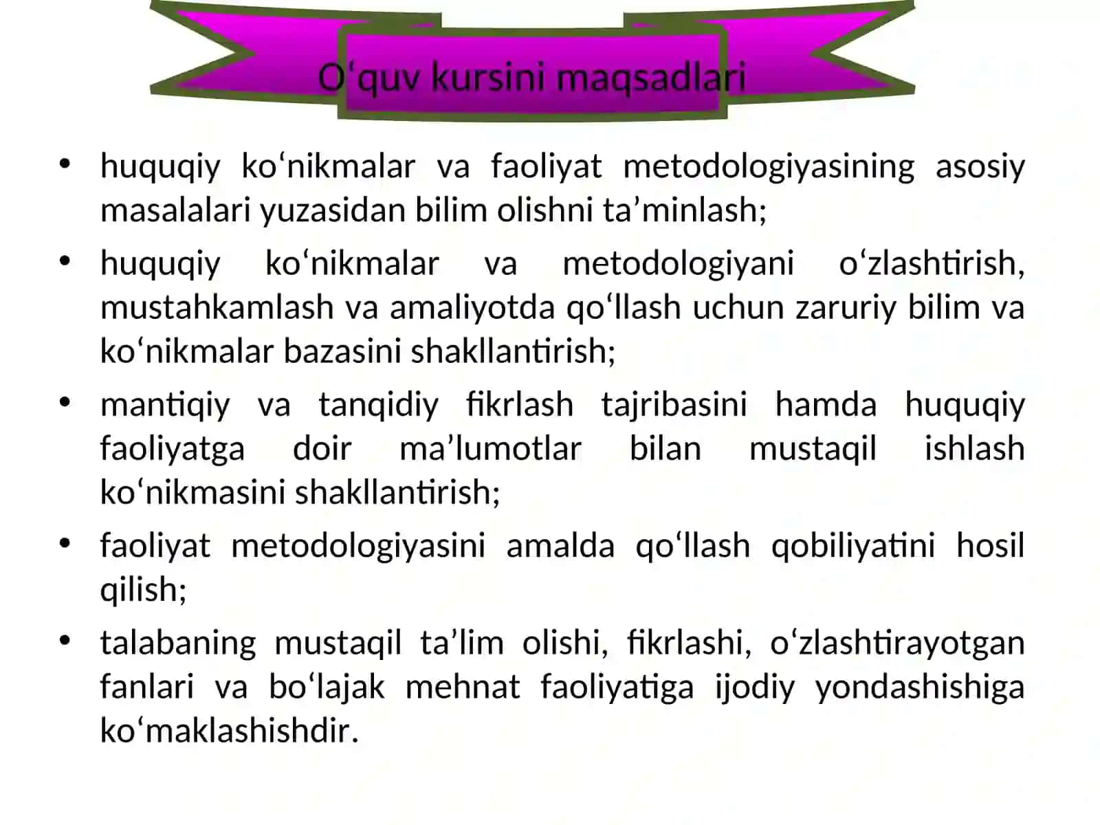 Huquqshunos mutaxassis shakllanishida 4