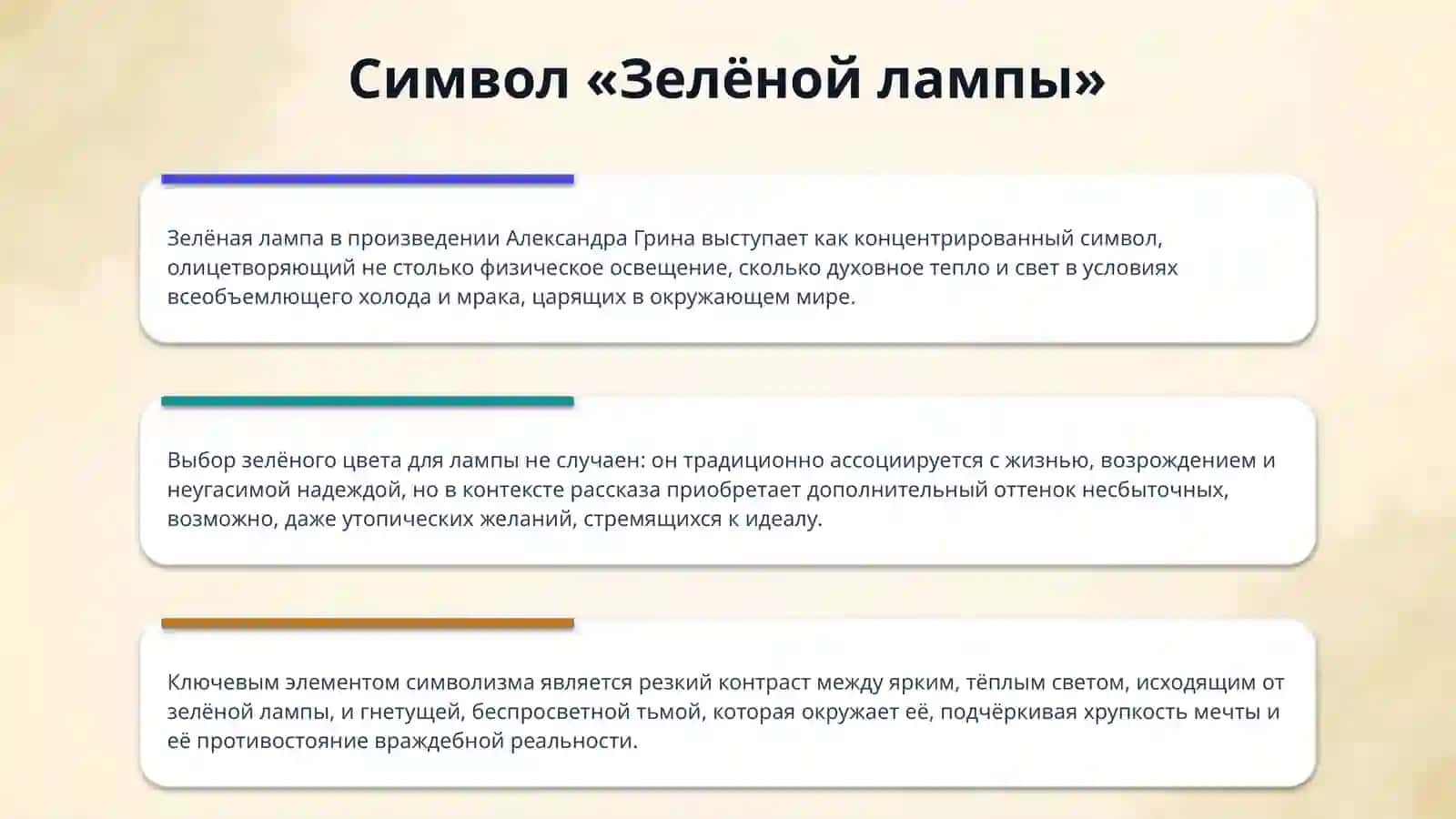 А.С Грин "Зелёная лампа" 4