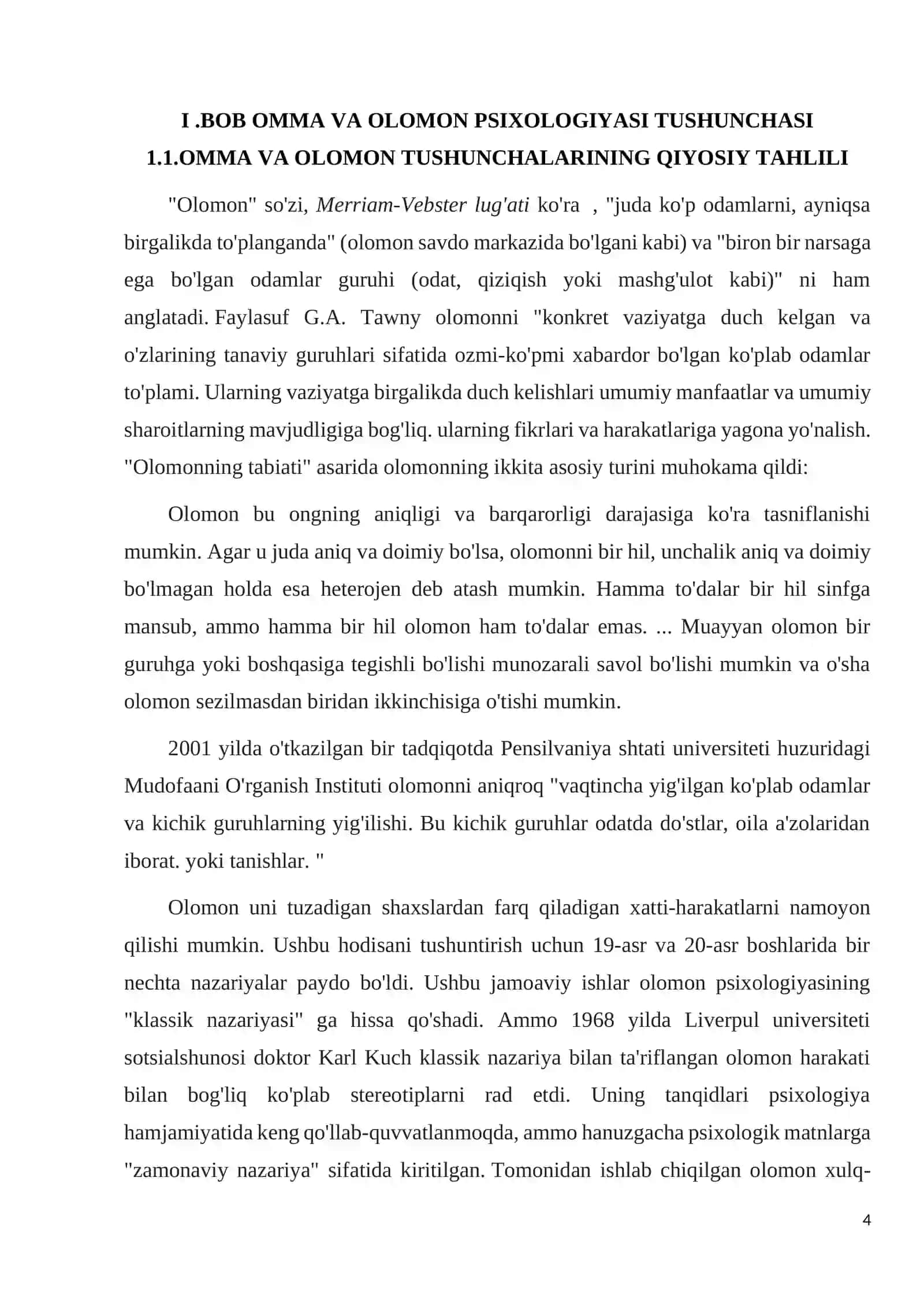 Omma va olomon psixologiyasi 4