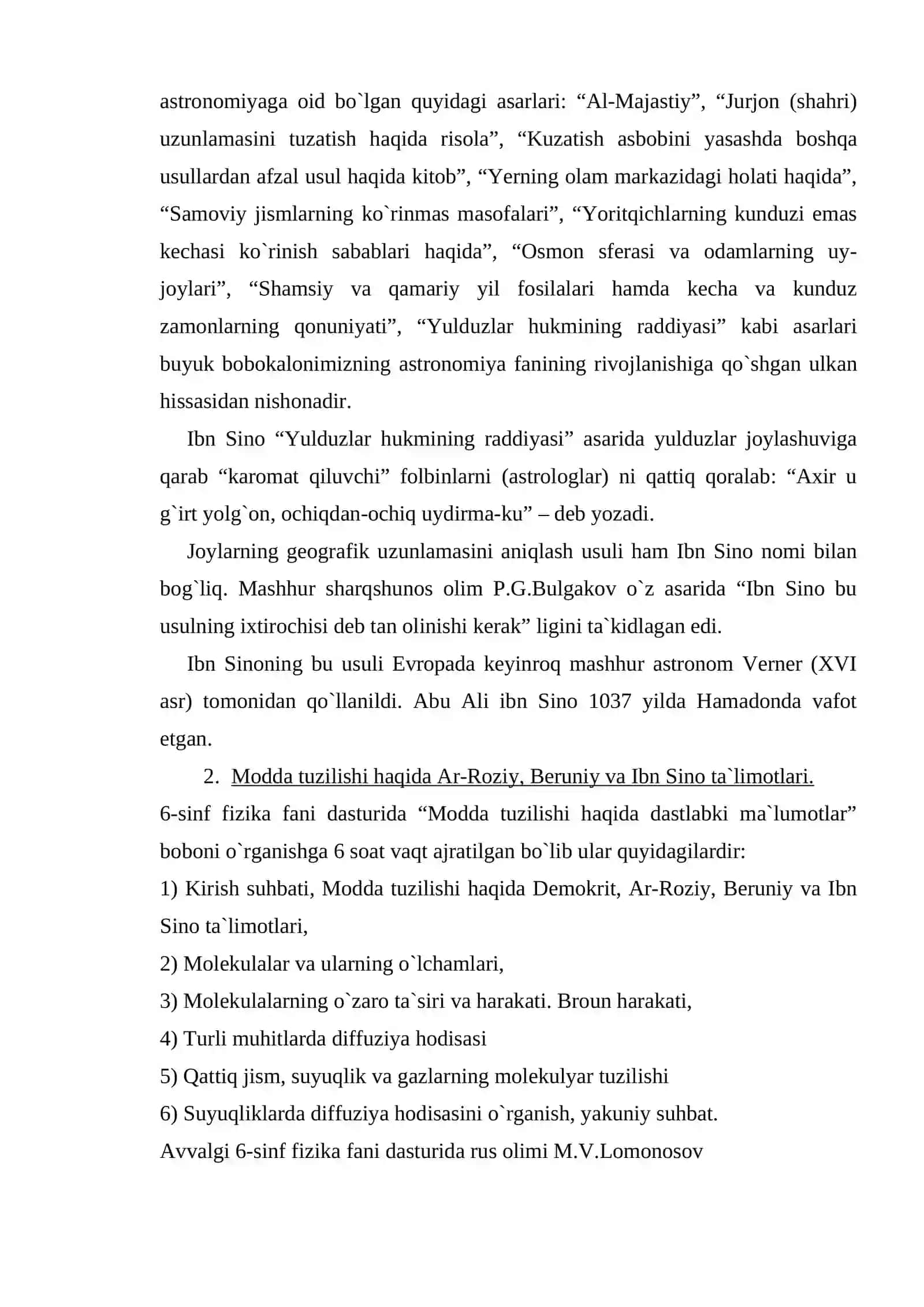 Ar-Roziy, Beruniy va ibn Sino tarjimai hollari 4