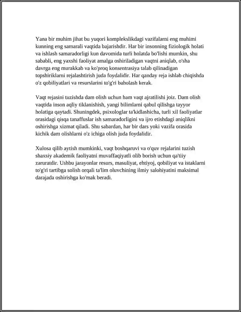 SHAXSIY AKADEMIK FAOLIYAT VA UNI TASHKIL ETISH VOSITALARI 4
