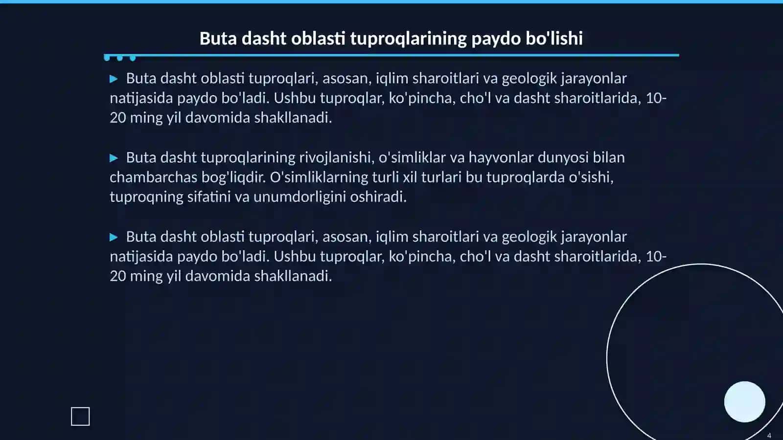 Buta dasht oblasti tuproqlari 4