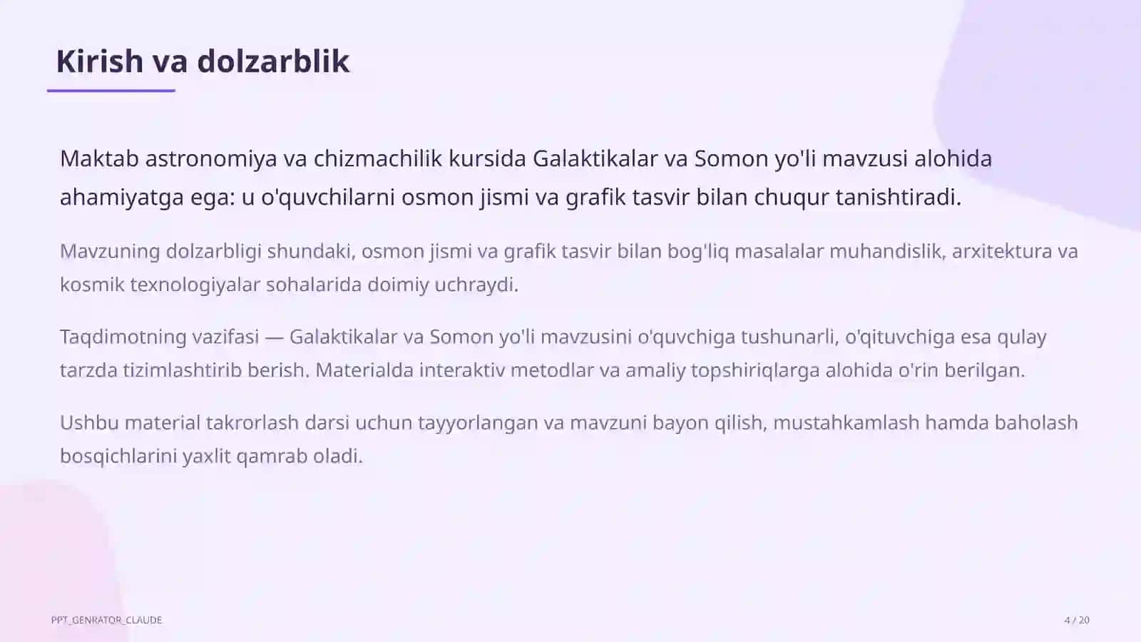 Galaktikalar va Somon yo'li (11-sinf) 4