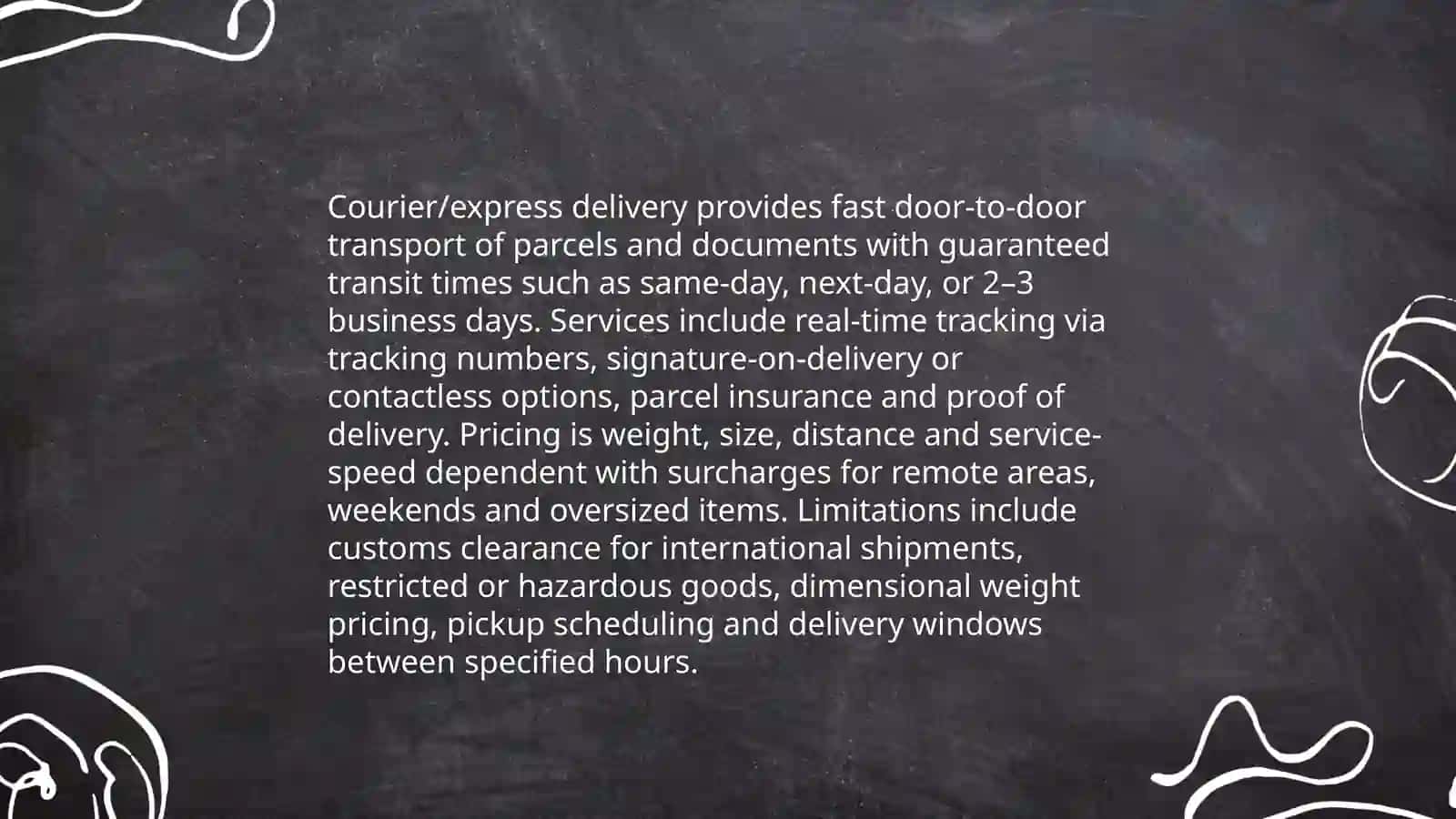 Postal delivery methods by Zebo and Farangiz 4