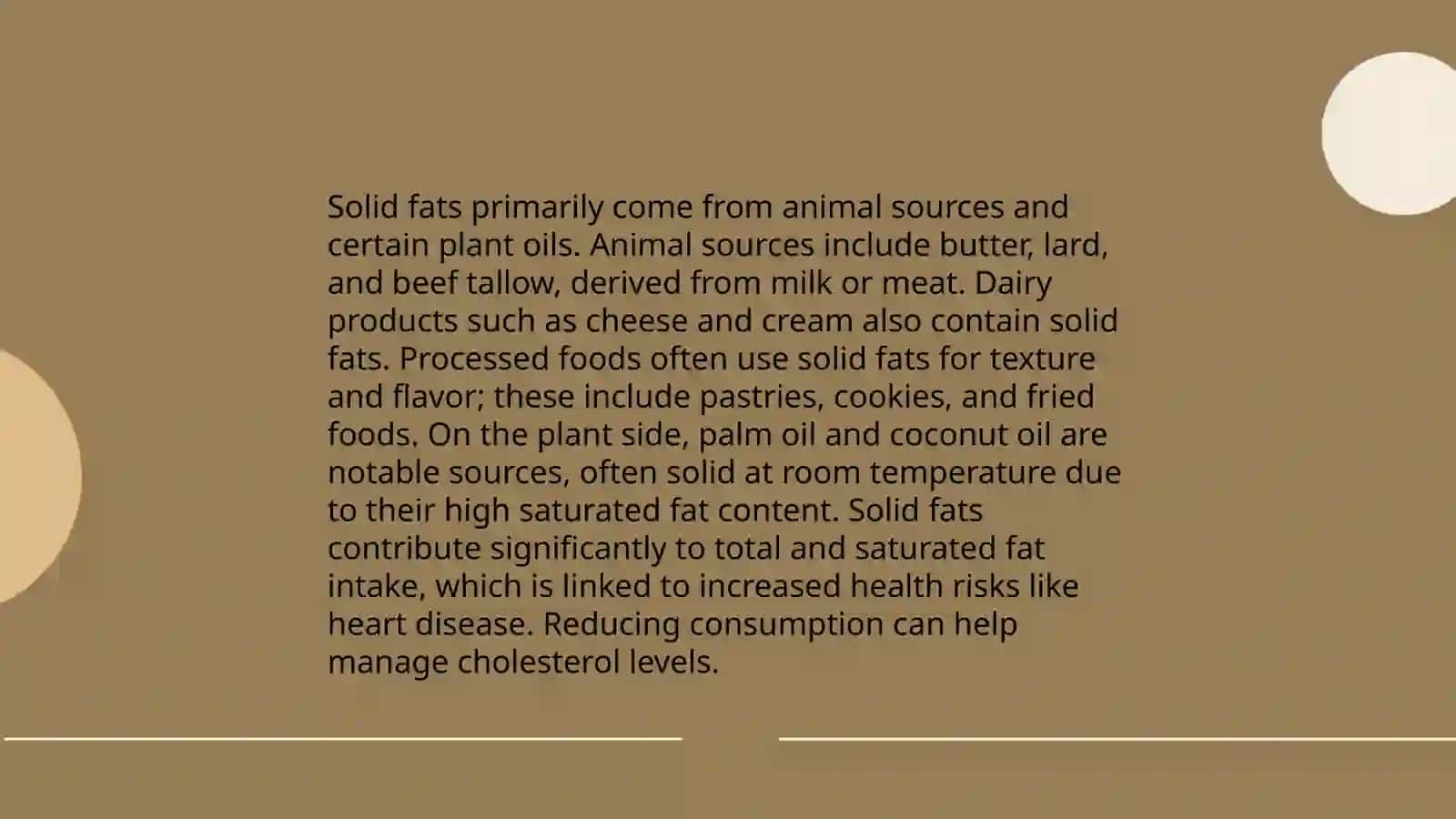 Solid Fats 4