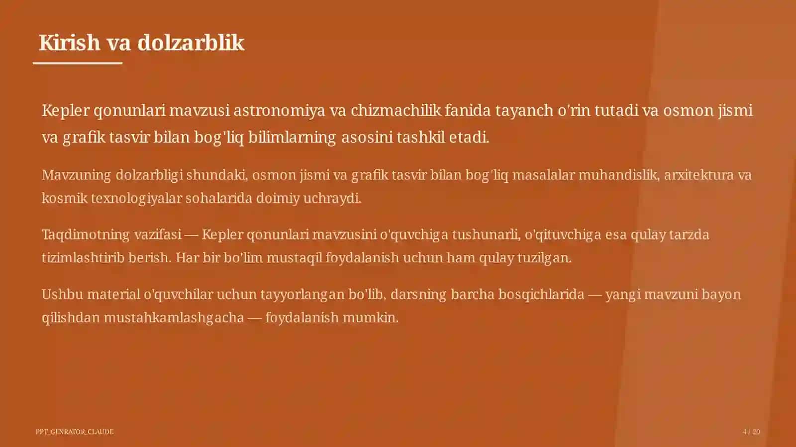 Kepler qonunlari (10-sinf) 4
