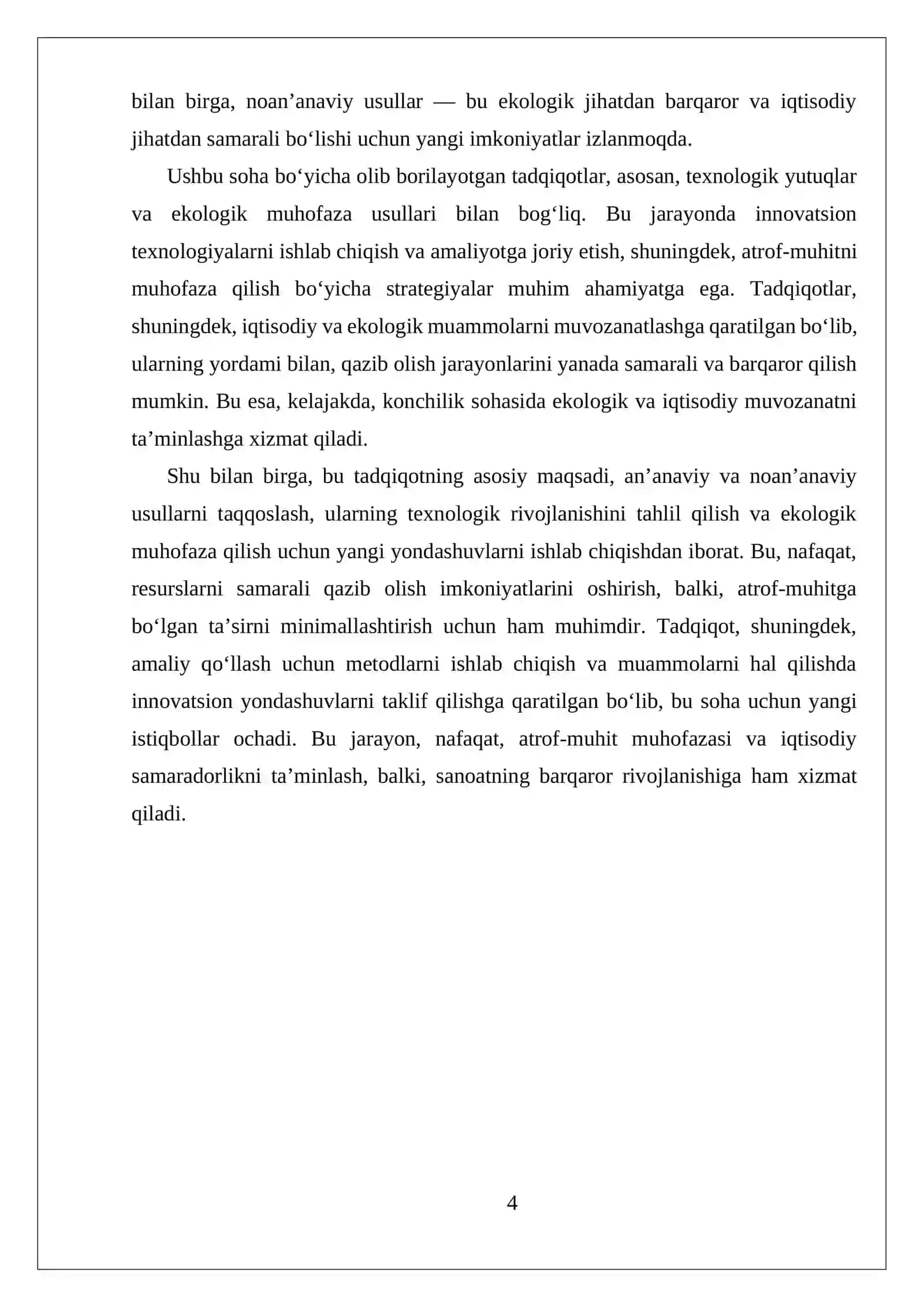 FOYDALI QAZILMA KONLARINI OCHIQ USULDA QAZIB OLISHDA ANANAVIY VA NOANANAVIY USULARI 4