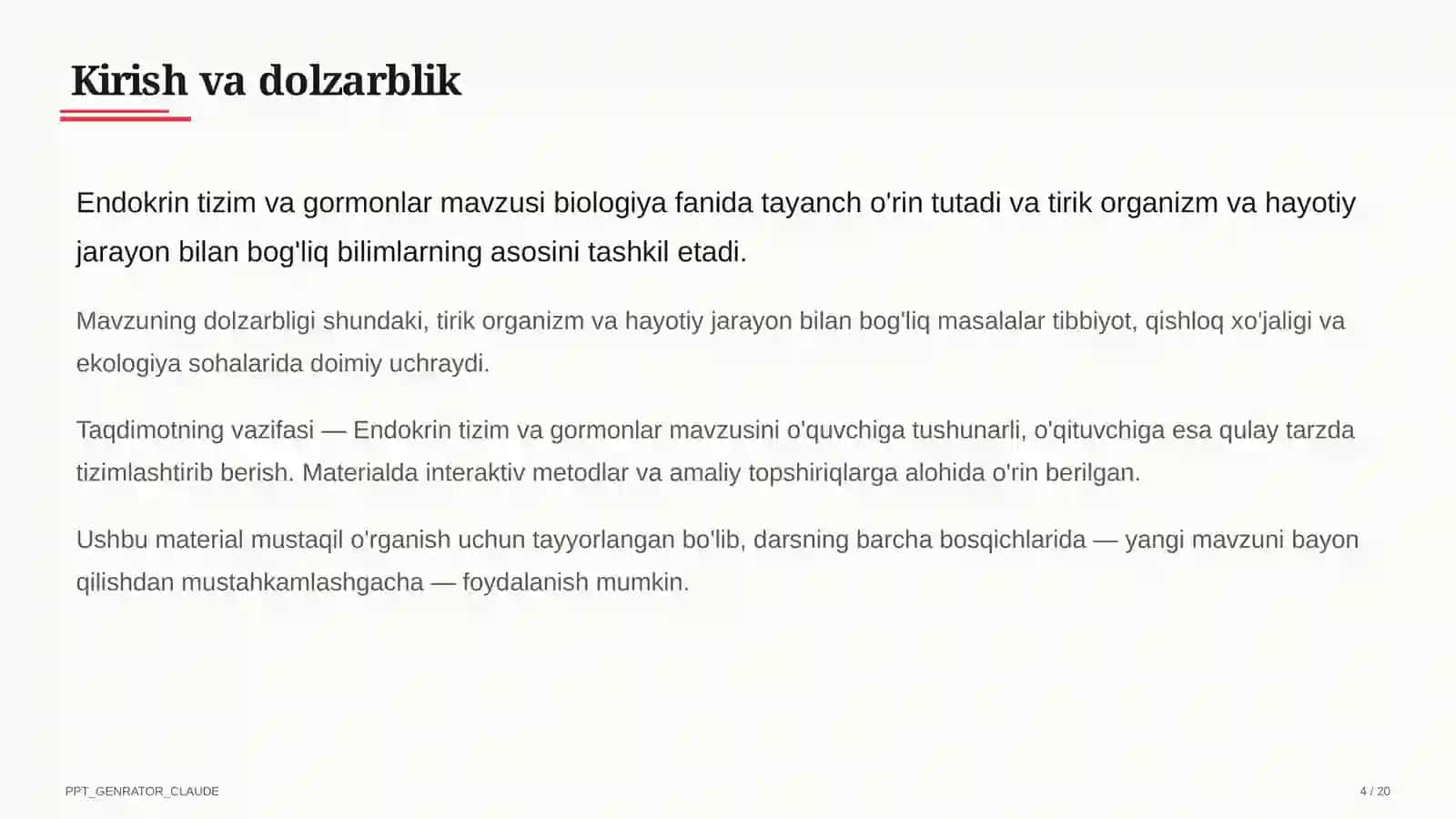 Endokrin tizim va gormonlar (8-sinf) 4