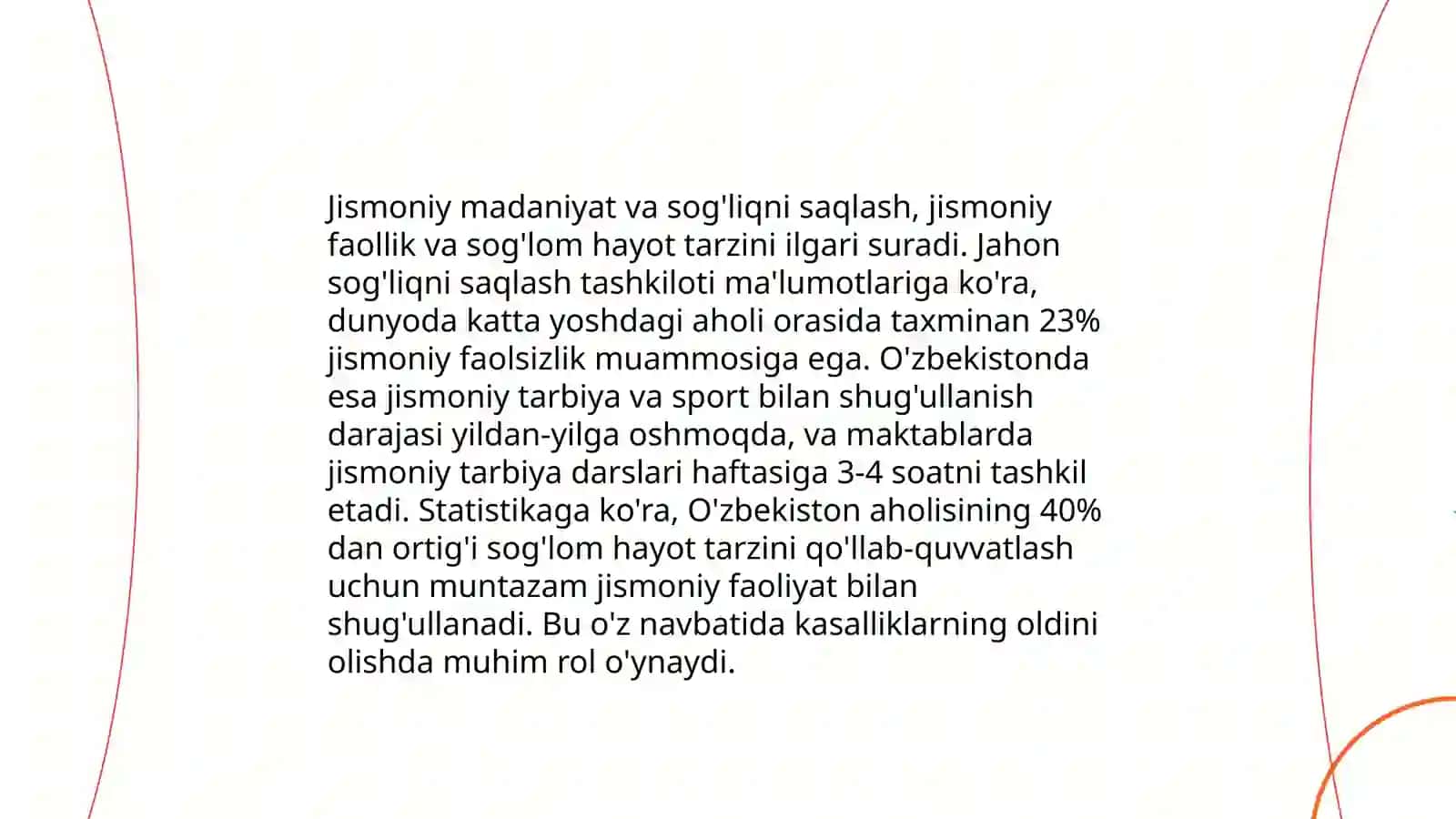 Jismoniy madaniyatning jamiyatdagi vazifalari va shakllari 4